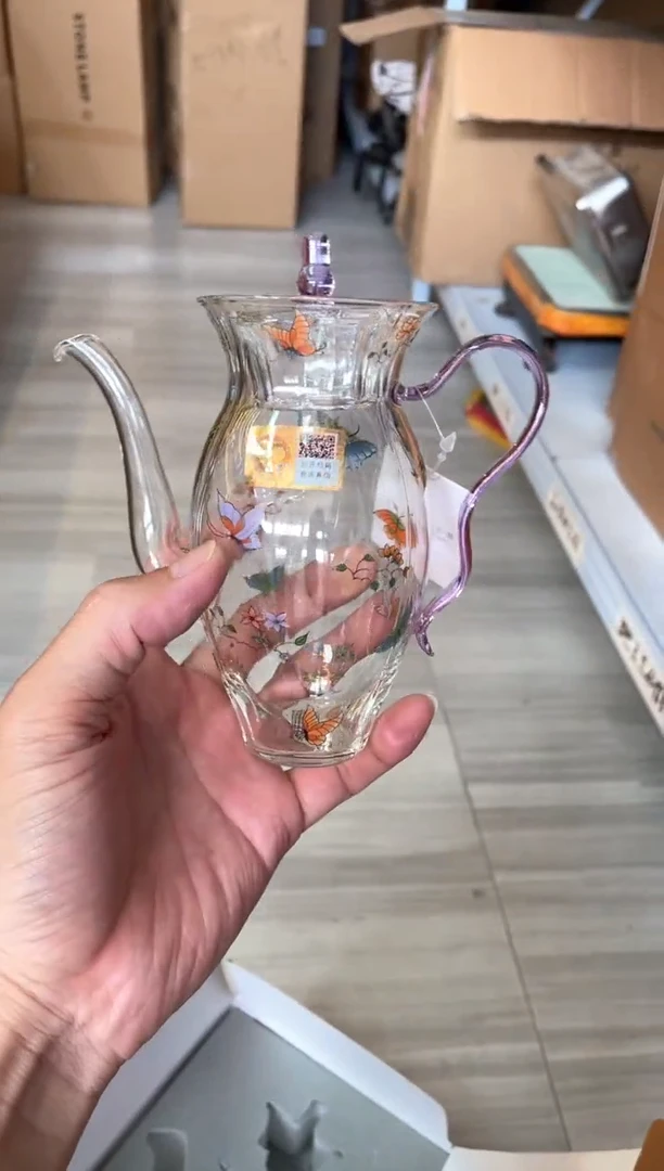 禾器/蝶恋花-花容壶/浅紫色