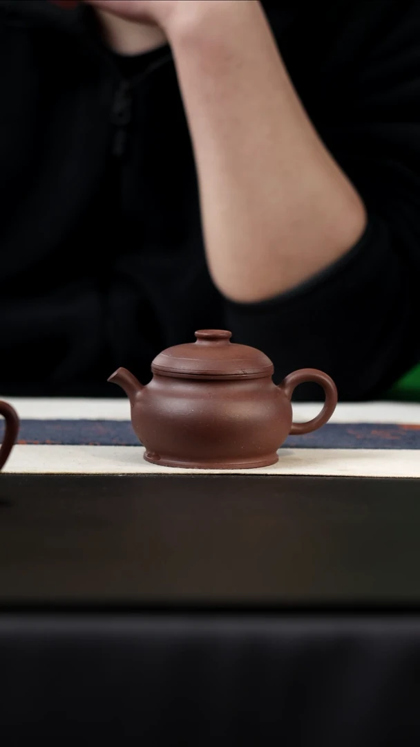 茶壶紫砂高砂紫泥颂金，150cc
