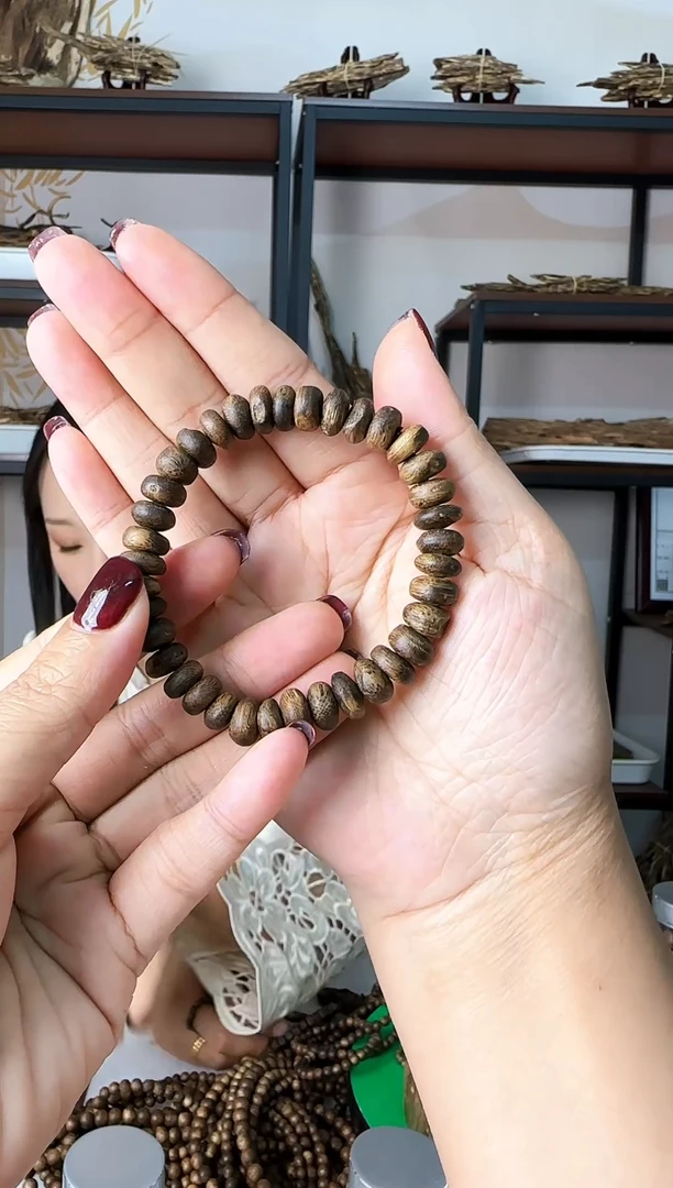 手串沉香棋楠沉香随型单圈手链 多样性发一