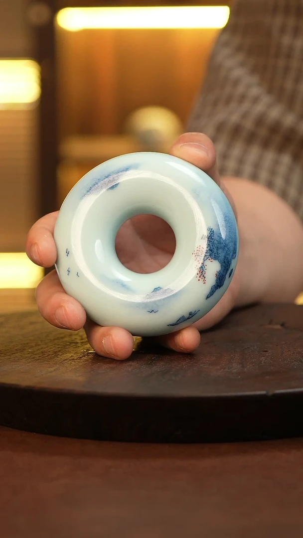 掌柜甄选陶瓷盖碗杯89