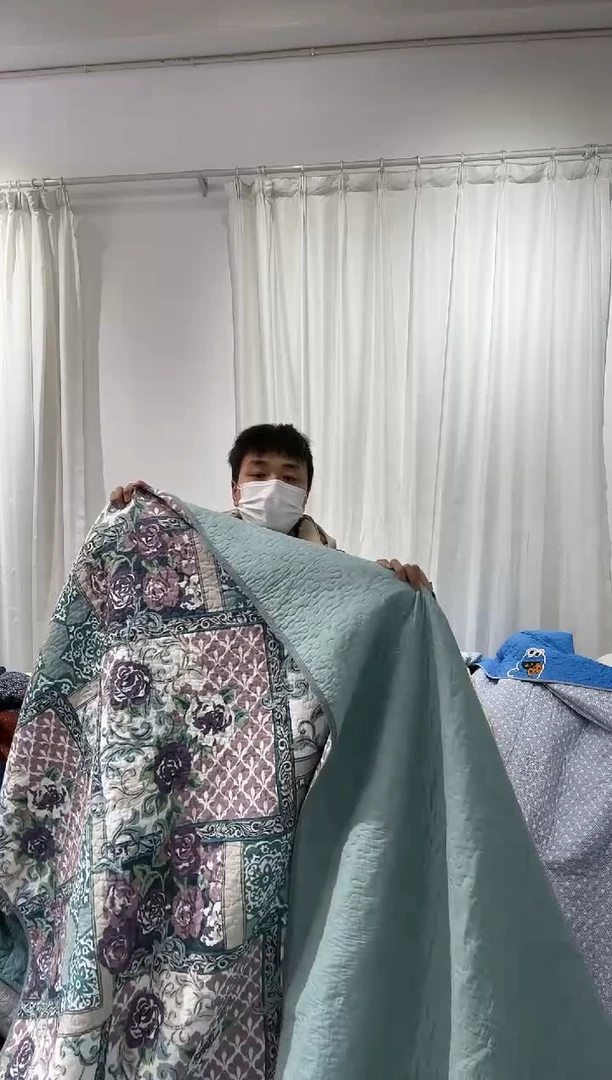 棉230*250纯棉床盖108号微瑕