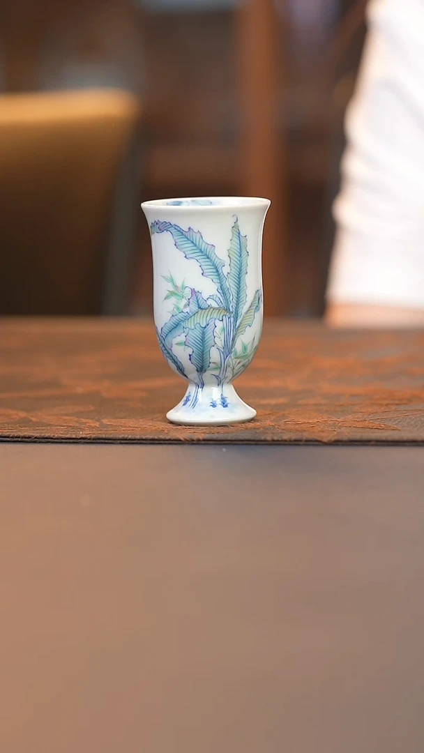 晴山素华雨打芭蕉闻香杯