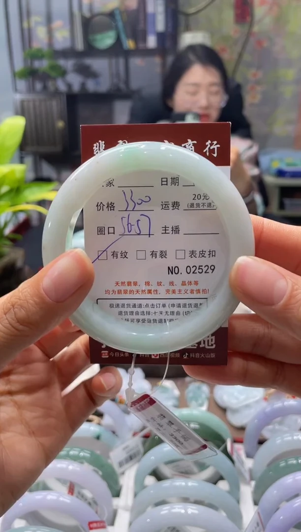 未镶嵌手镯翡翠2529