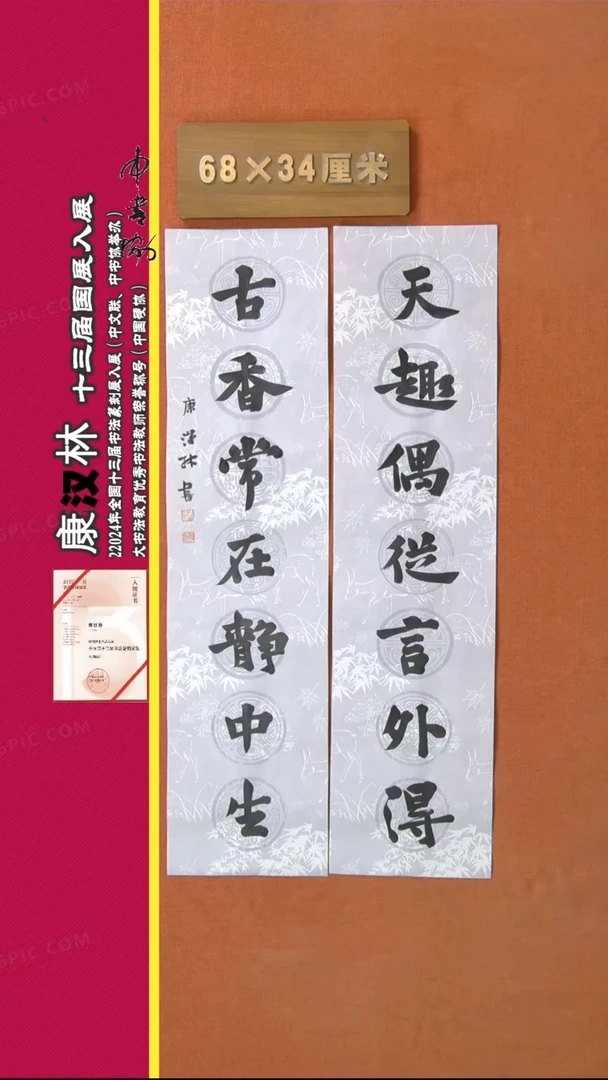 【闪购商品】书法6康汉林书法作品