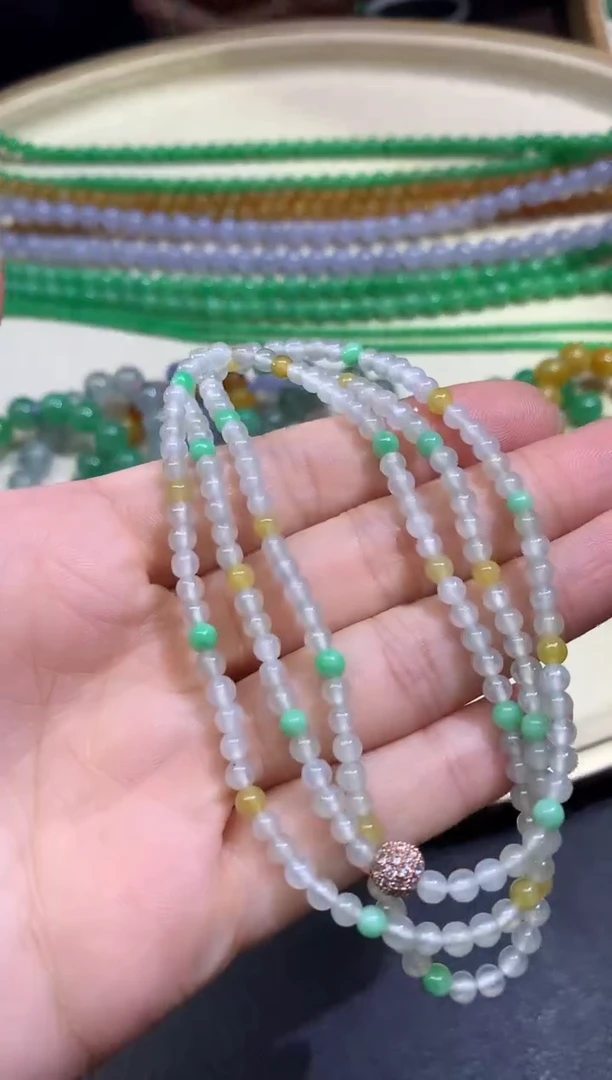未镶嵌手串翡翠珠链A183|380