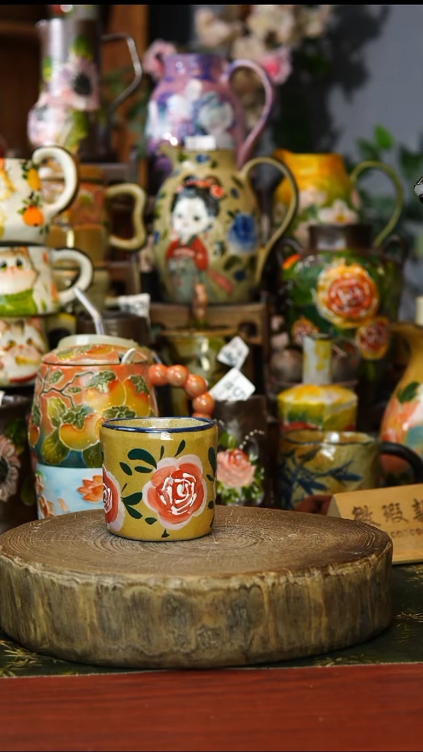 陶瓷68景德镇手工手绘釉下彩