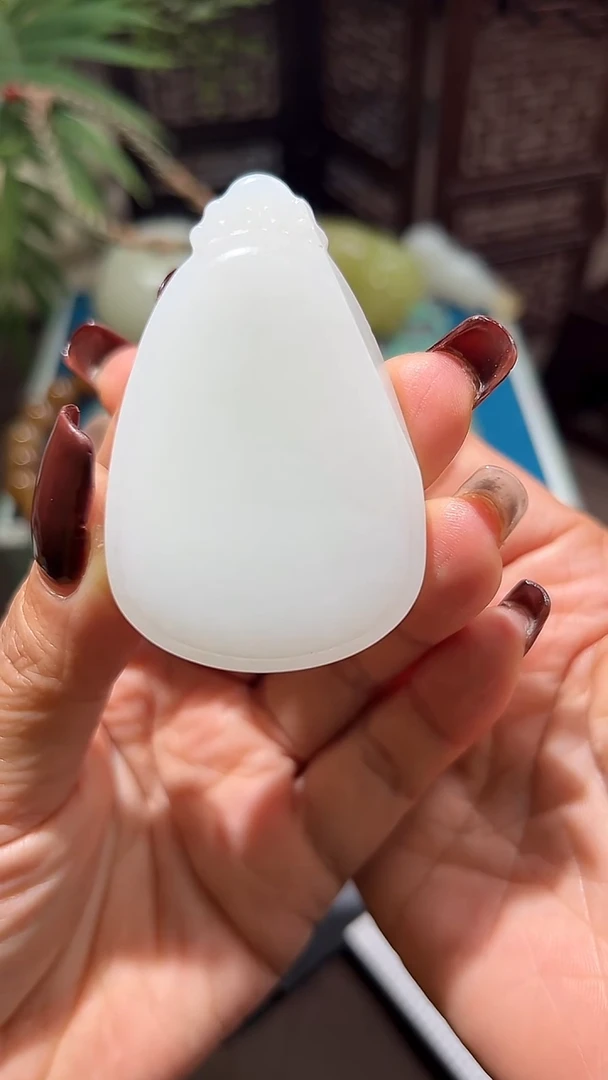 未镶嵌和田玉挂件和田玉无事牌挂件46