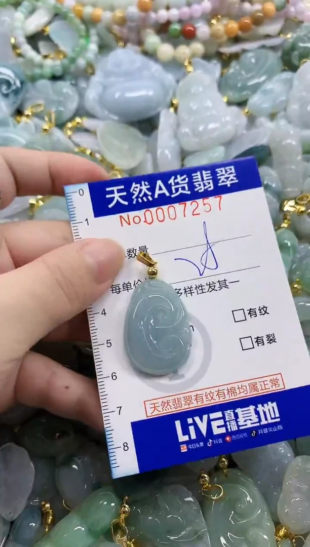 颈饰未镶嵌翡翠天然A货翡翠