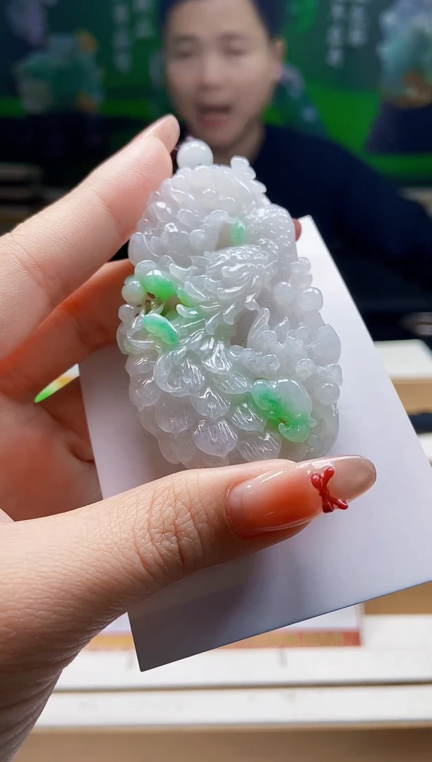 颈饰未镶嵌翡翠翡翠A货