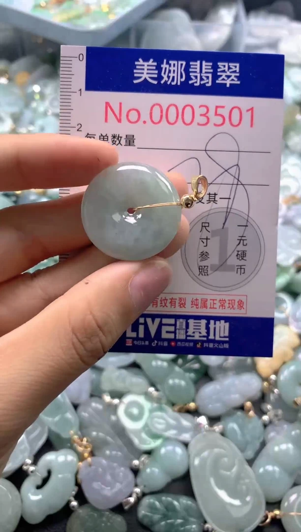 颈饰未镶嵌翡翠3501