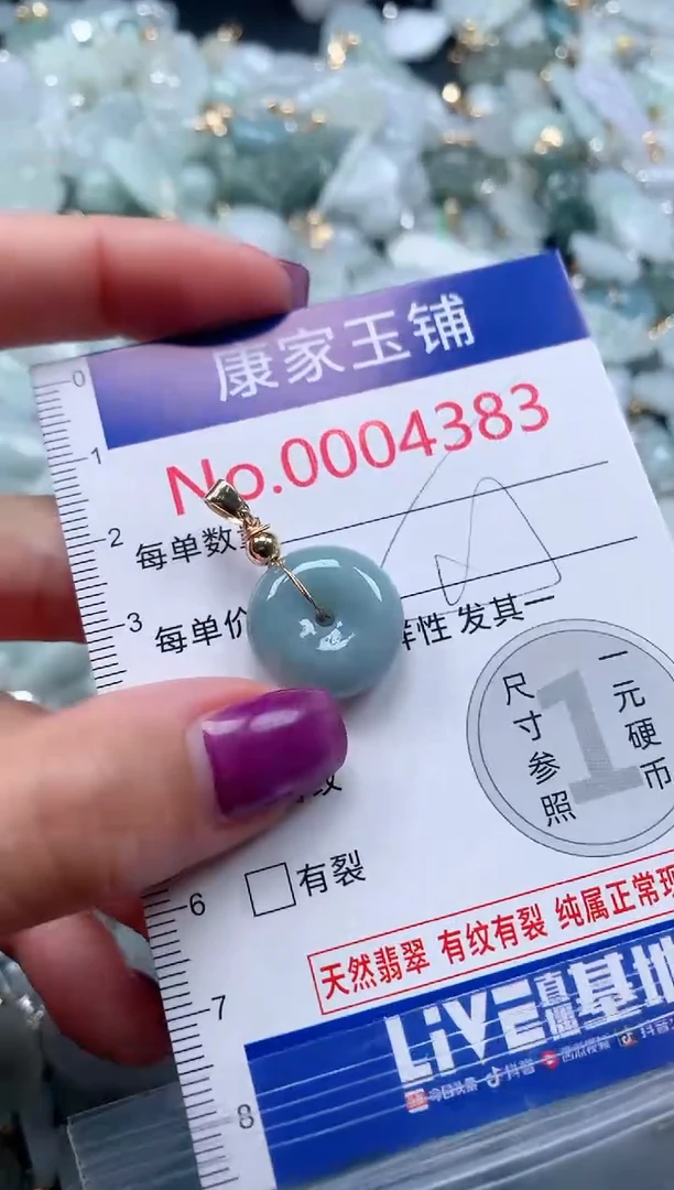 颈饰未镶嵌翡翠4383