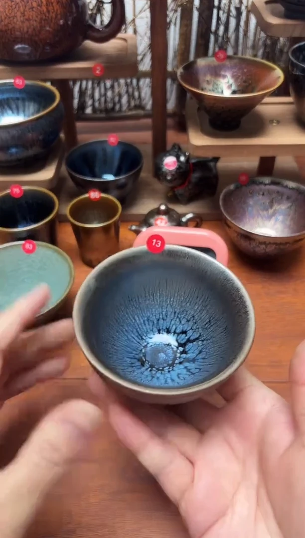 茶盏颖**Y13号建盏工匠茶器