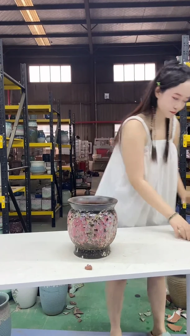 紫砂花盆宜兴紫砂粗陶花盆尺寸