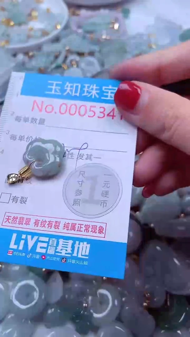 吊坠(不含链)未镶嵌翡翠5341