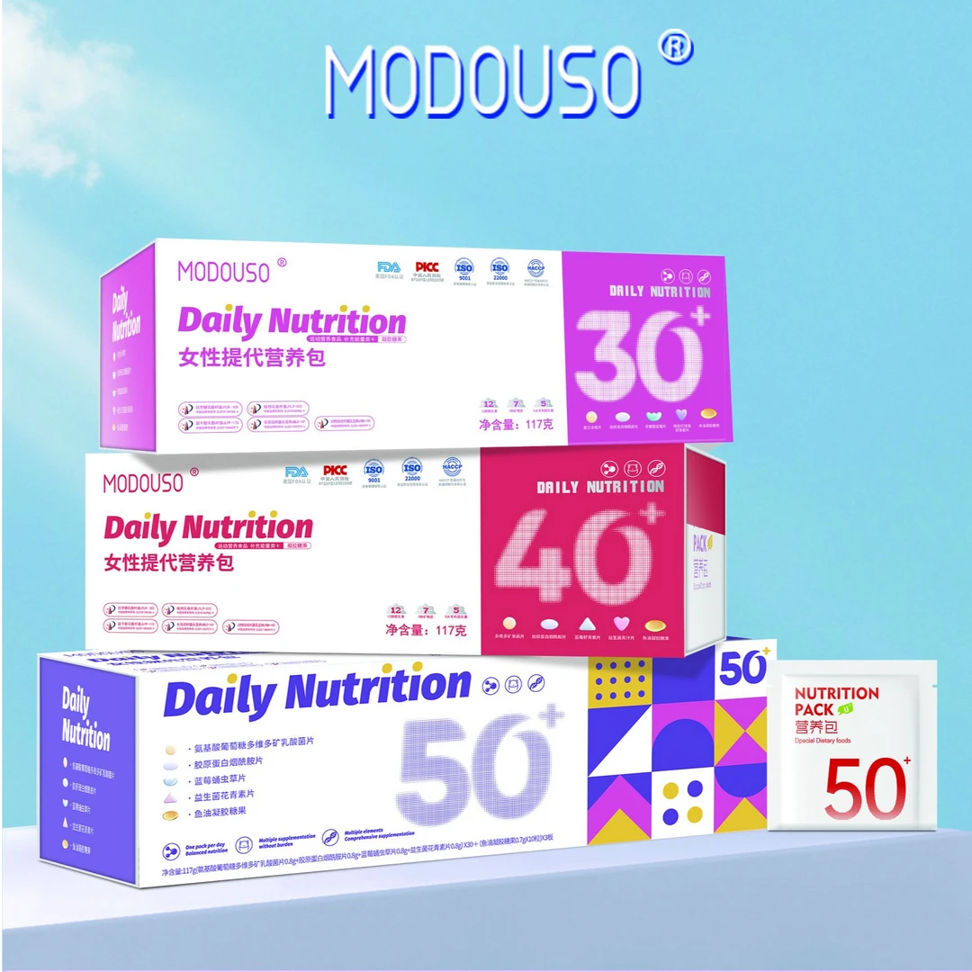 MODOUSO女性替代营养包鱼油特膳女性提代营养包分龄搭配一盒117克