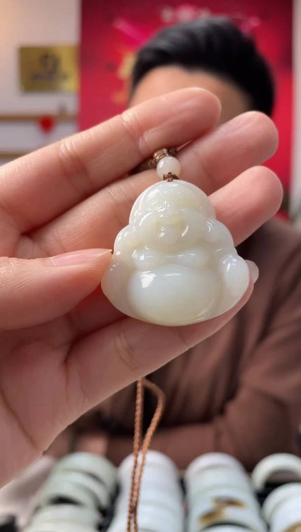 【闪购商品】和田玉颈饰未镶嵌佛公吊坠随机发一件