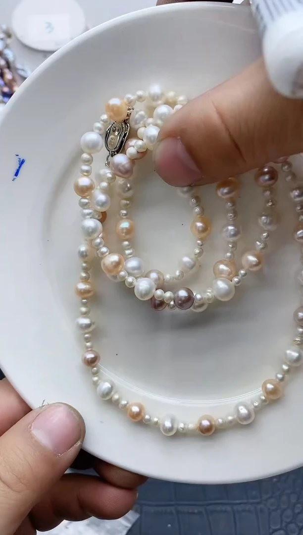 【闪购商品】淡水珍珠颈饰未镶嵌0120毛衣链