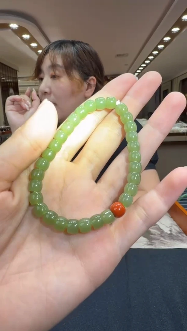 和田玉未镶嵌颈饰手串（多样性发一）6mm