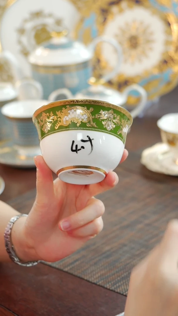 瓷片4英寸奶茶碗 福利价