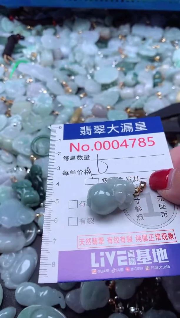 颈饰未镶嵌翡翠4785