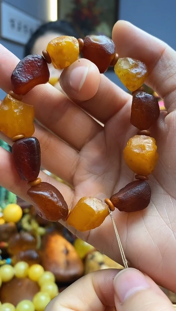 手串琥珀未镶嵌手串