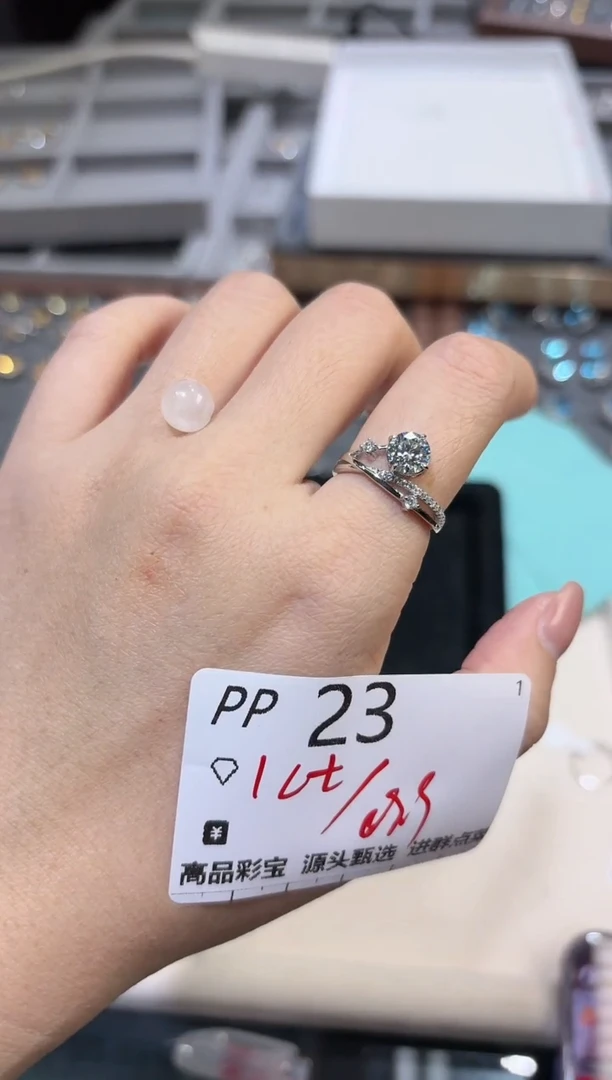 【闪购商品】水晶珠宝半成品银S925镶嵌多样性发一PP23