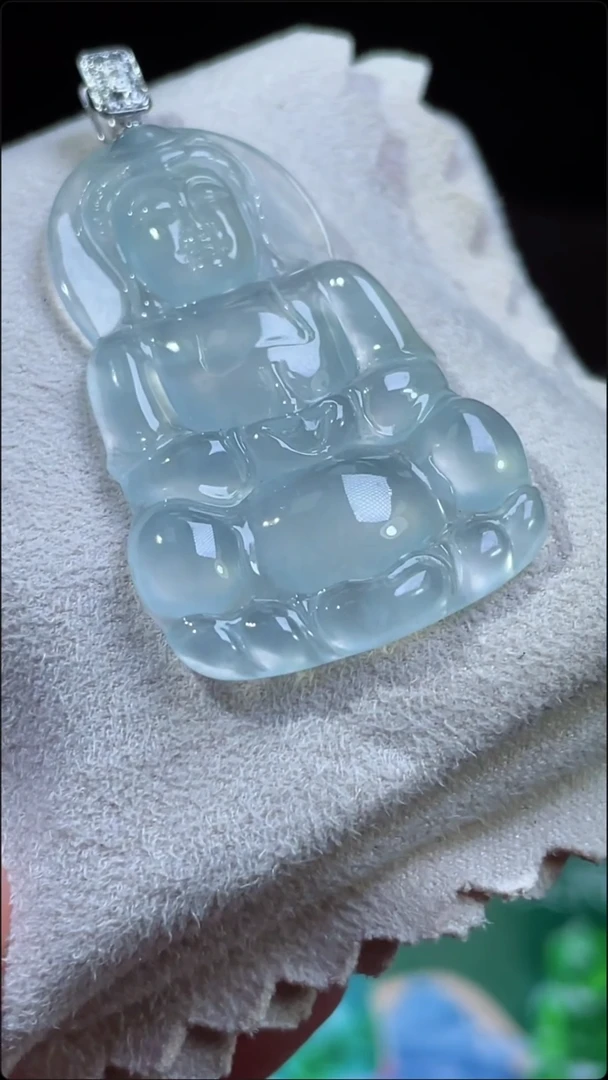 定制翡翠未镶嵌观音
