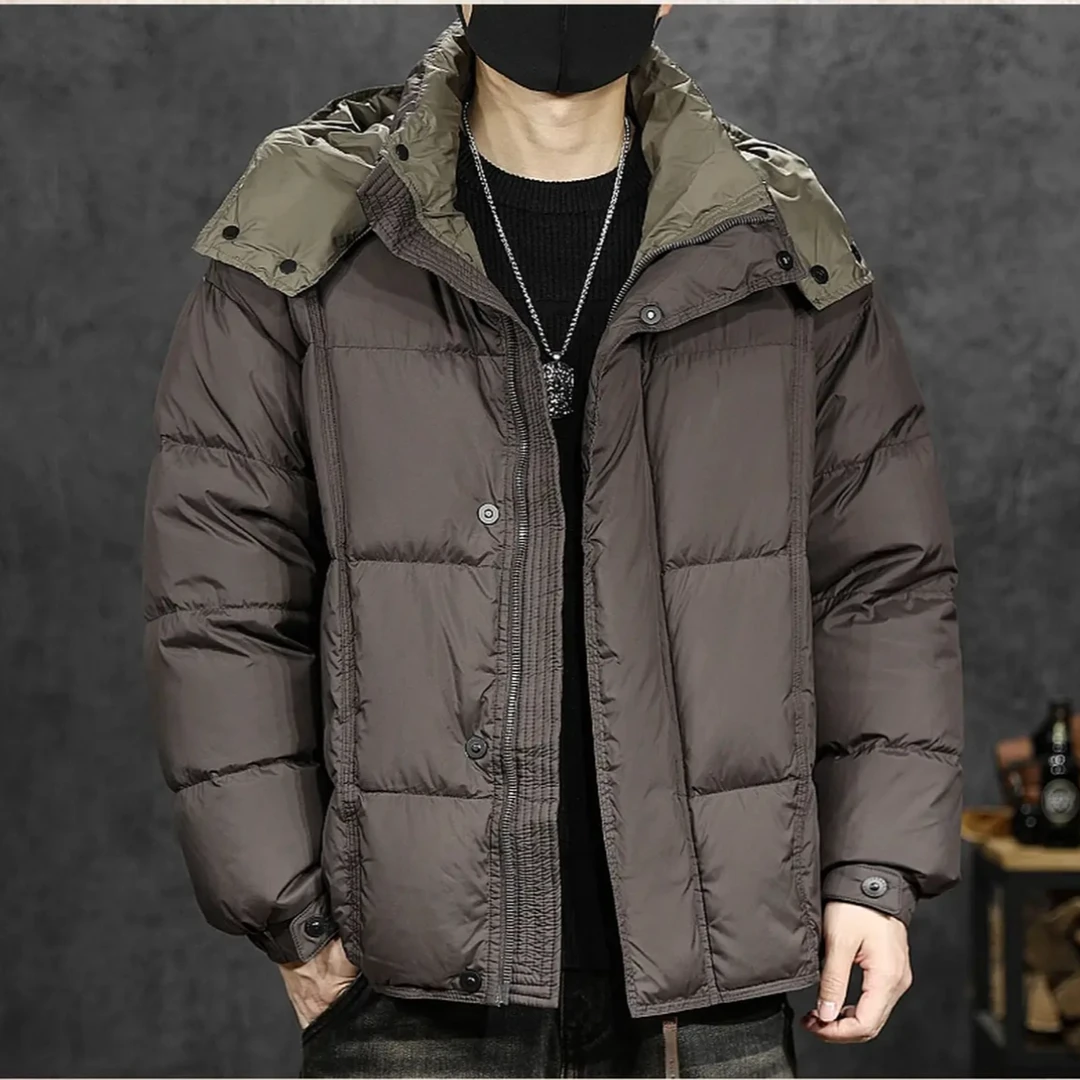 【断码福利】男女同款高端羽绒防寒服 冬季连帽鹅绒断码断色外套