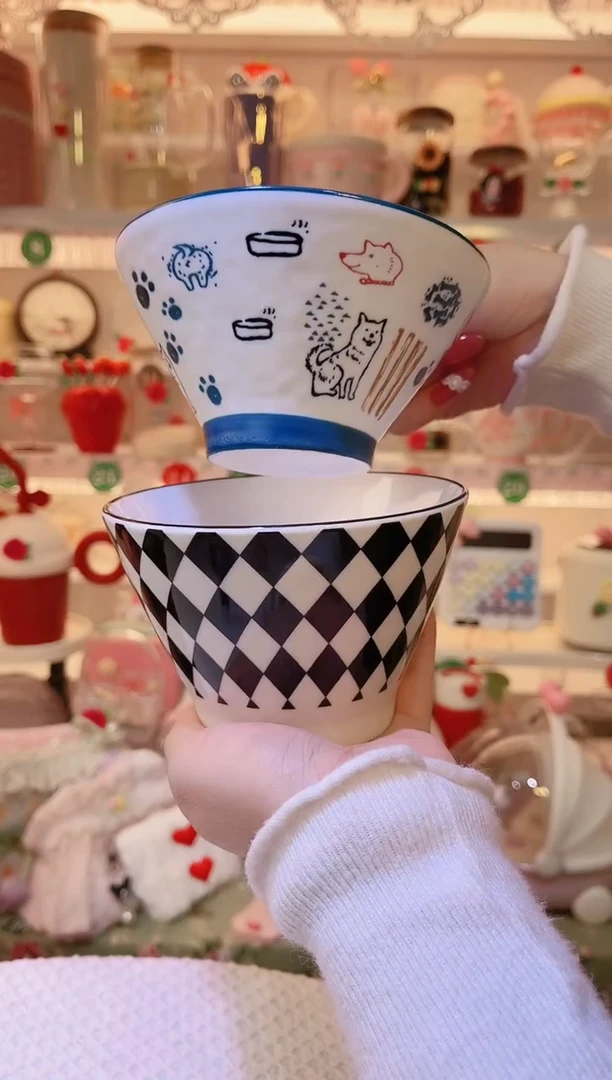 斗笠碗2个——手工制作品质好！