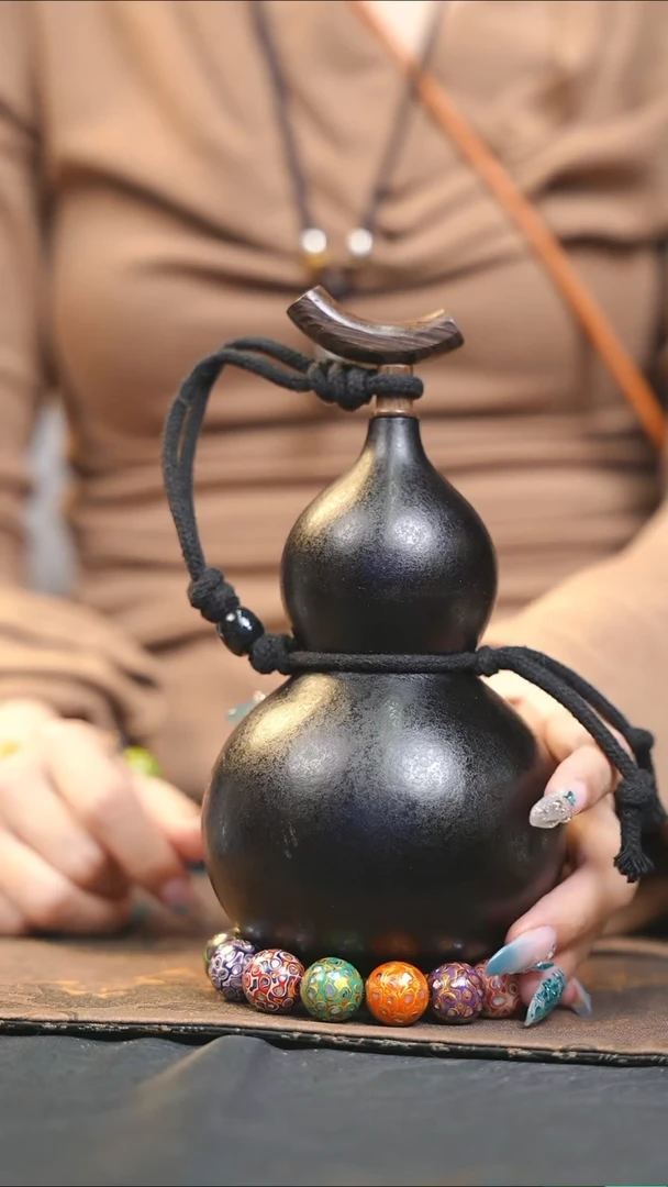 【闪购商品】WD194大漆酒葫芦不包手串及旋转底座