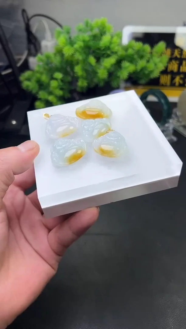 翡翠挂件银S925镶嵌佛公FL03多样性发其一CP