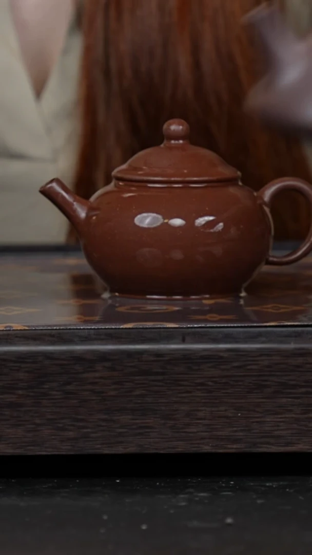 茶壶紫砂紫泥古莲子