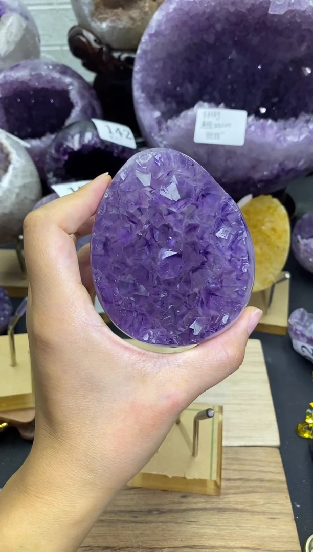 未镶嵌大型摆件（非配饰）紫晶198号龙蛋