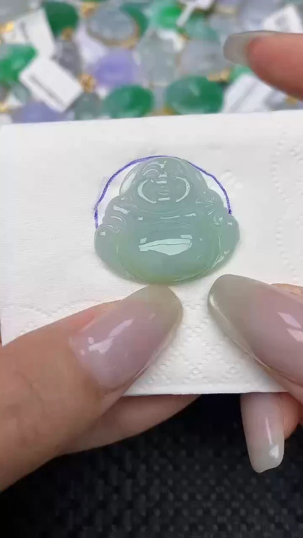 翡翠未镶嵌颈饰天然缅甸翡翠a货百元以上9元证书费自理