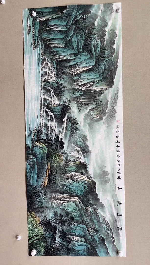 国画180*68 谢永峰 谢永峰 谢永峰 谢永峰