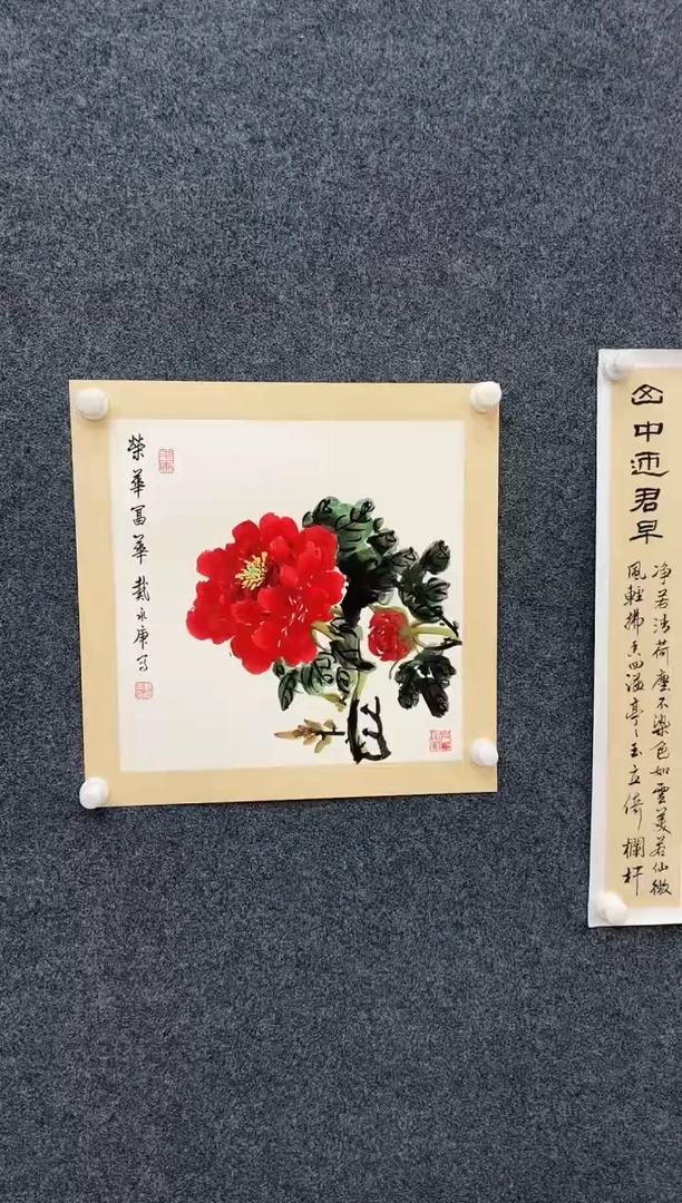 国画20-珍品-斗方-26无国检