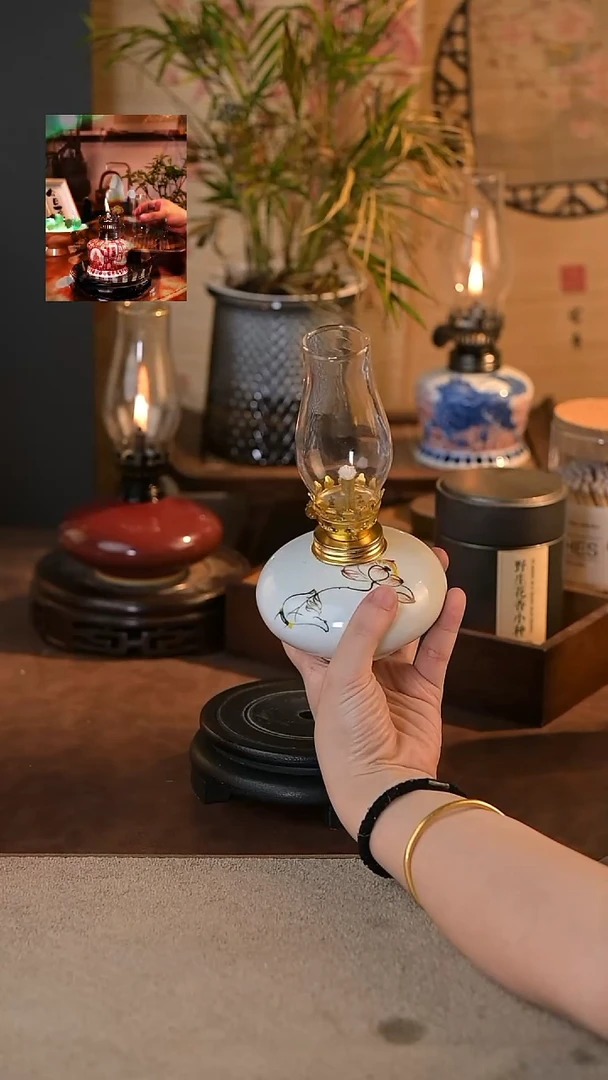 景德镇陶瓷香薰灯摆件