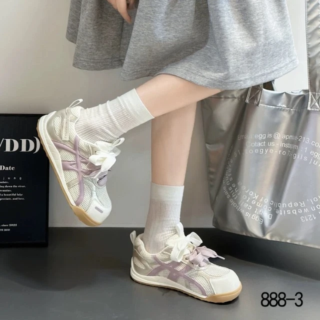 【慢慢女鞋】2025年时尚百搭休闲韩版阿甘鞋潮流低帮7-75