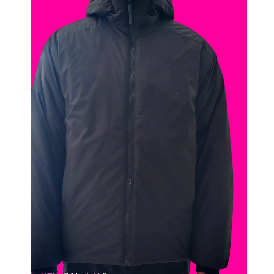 993男款棉服时尚百搭户外保暖男子男士运动休闲黑色连帽防风秋冬