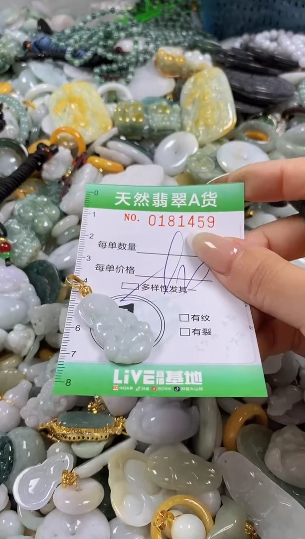 翡翠未镶嵌颈饰闪购0181459多样性发其一