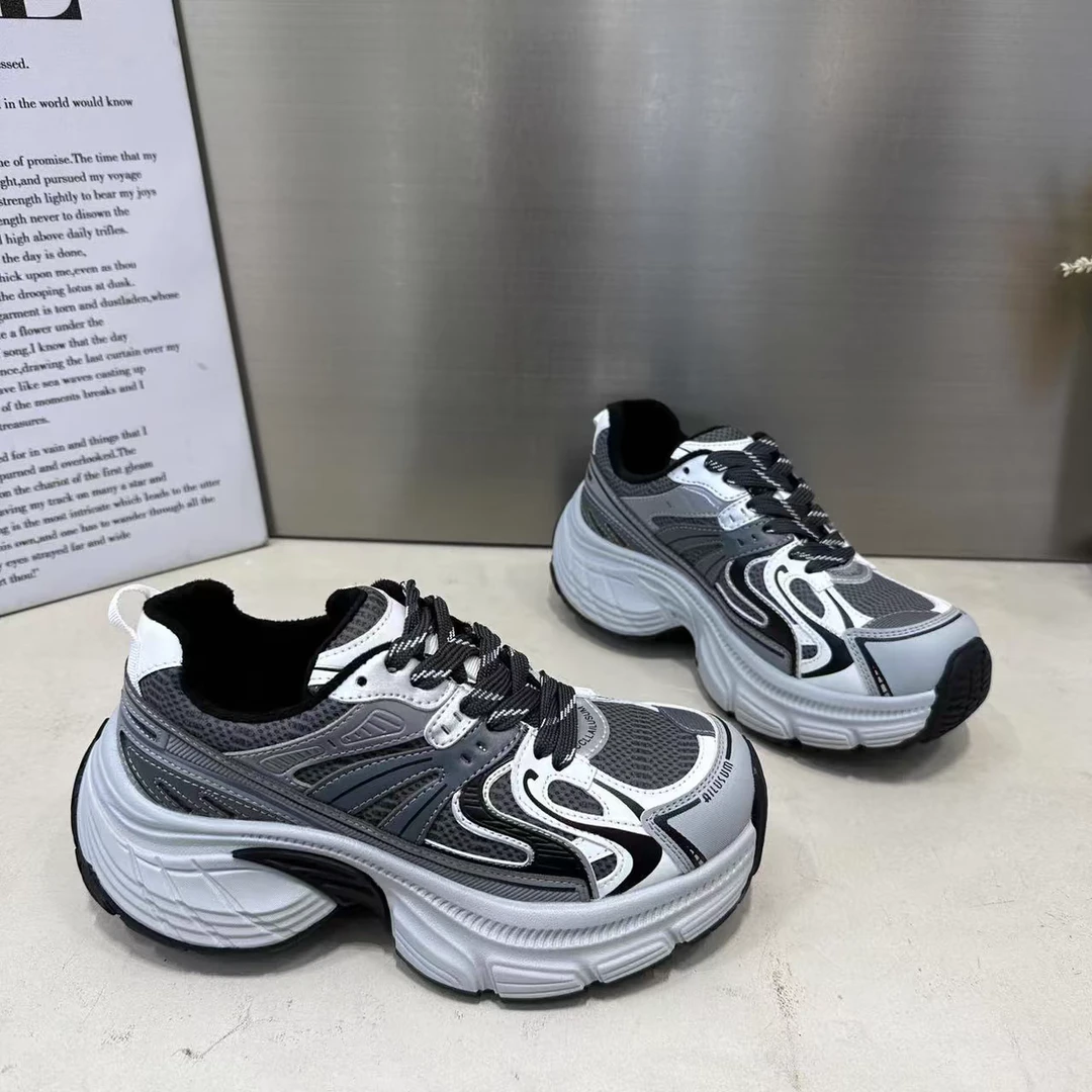 【鞋爱】6569国潮原创AP女士火箭底女士老爹鞋