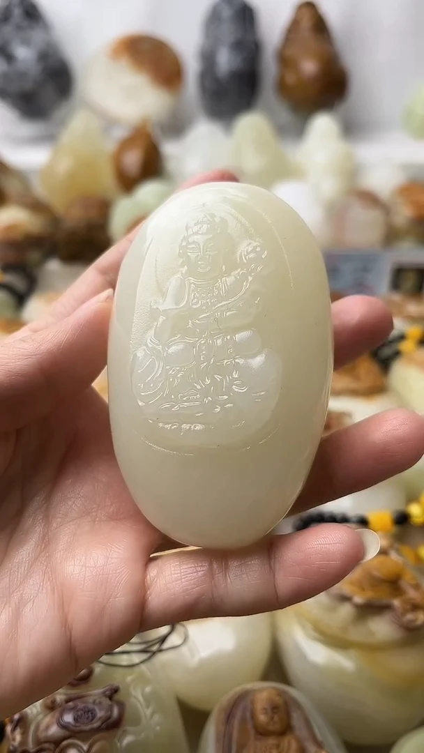 石材古青石棉纹正常不退换普贤菩萨