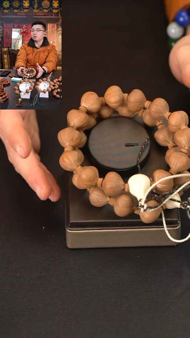 手串/手链橄榄核1.9三花梅林水晶核