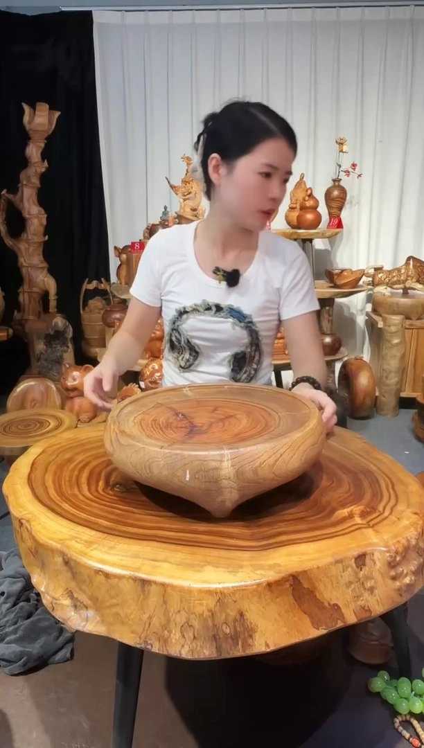 香樟木壶承