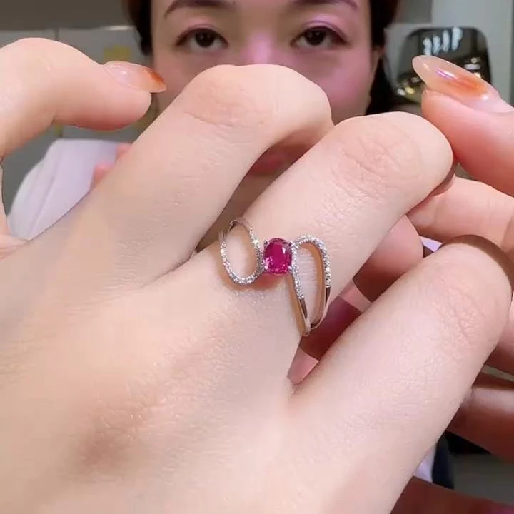 【熊总夫妇】红宝石18k金戒指