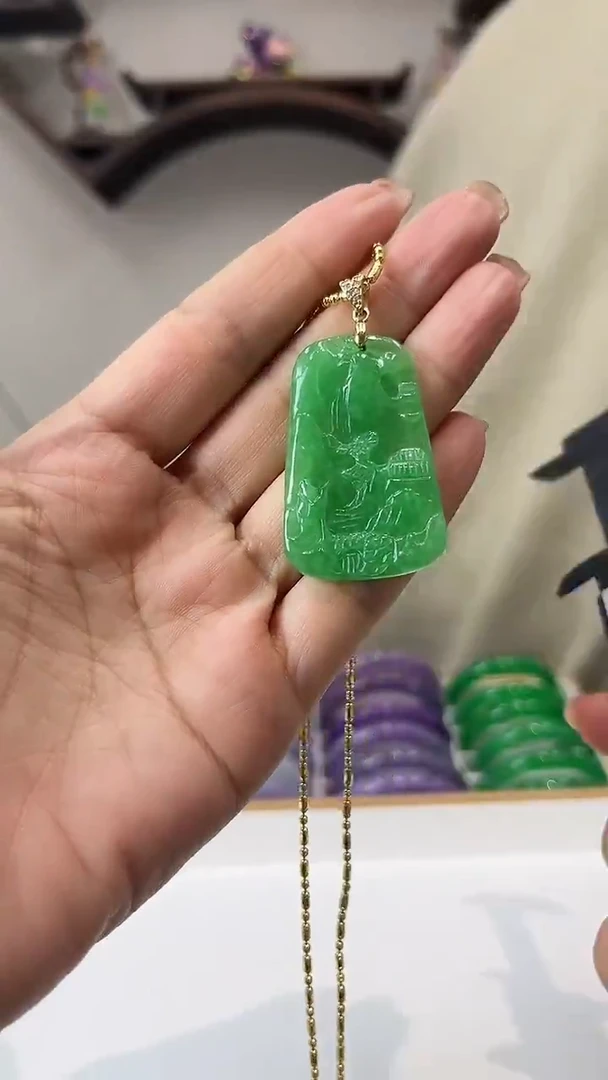 【闪购商品】砖雕a8 手工雕刻吊坠