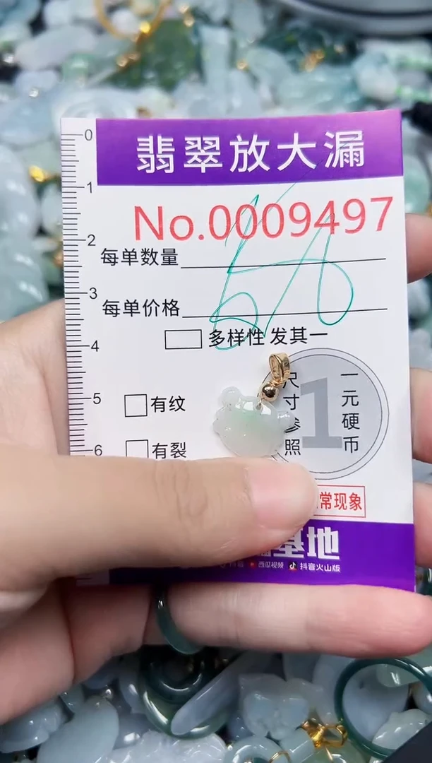 颈饰未镶嵌翡翠9497