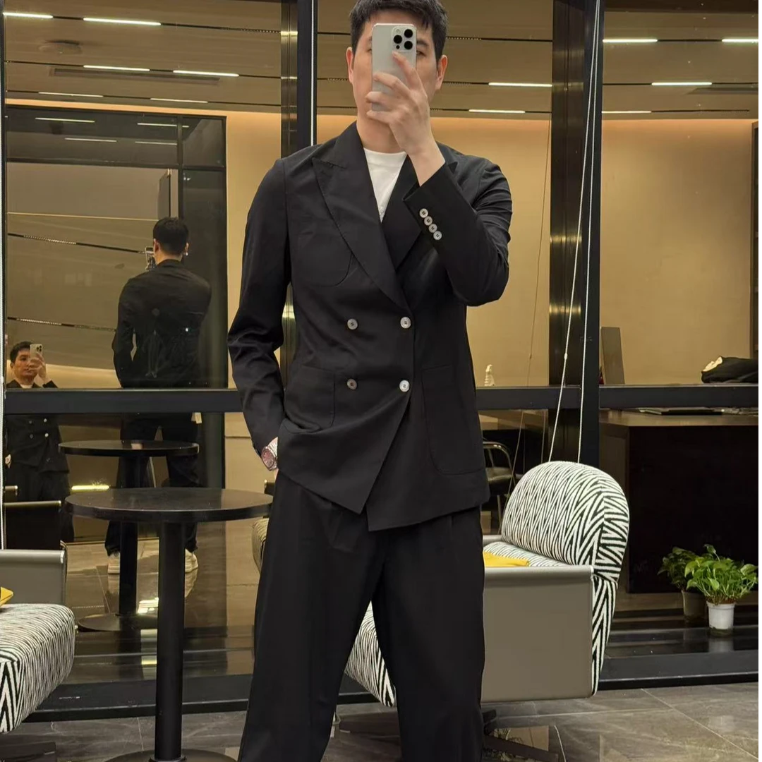 DIKALO FERRE/迪卡里奥 费雷D51TX987竹纤维休闲西服套装