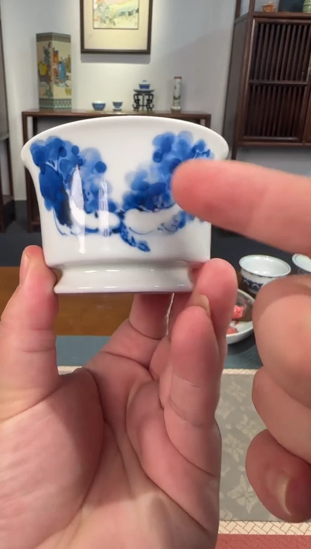 杯子陶景德镇手工手绘陶瓷