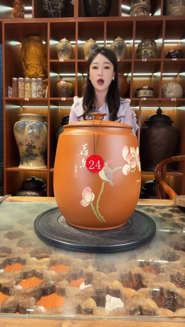 【闪购商品】缸云南建水紫陶复烧缸@24